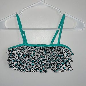 Girls ruffle bikini top